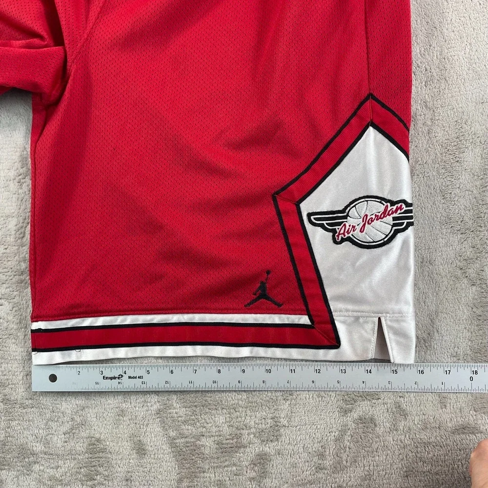 Vintage Nike Air Jordan Basketball Shorts Men 2XL Diamond Wings‎ JumpMan Heavy